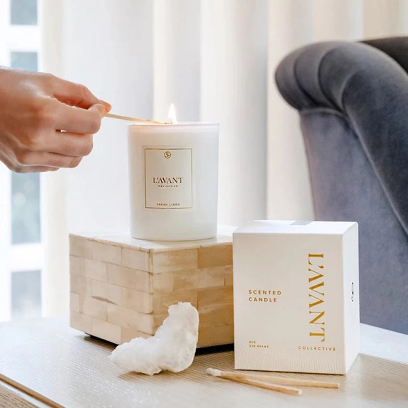 L'avant collective Fresh Linen Candle