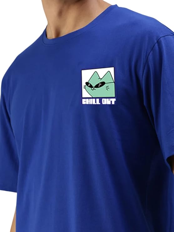 Royal Blue Half Sleeve T-Shirt