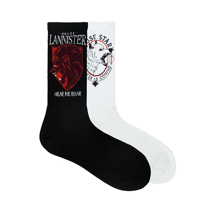 White & Black Socks