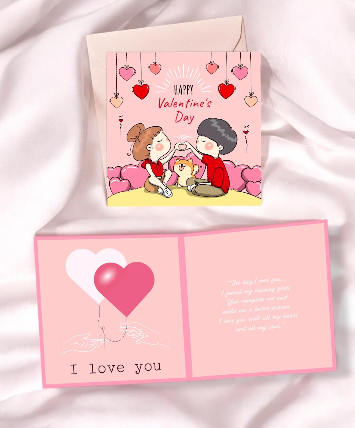 Couple Kids Greeting Card