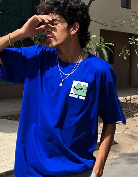 Royal Blue Half Sleeve T-Shirt
