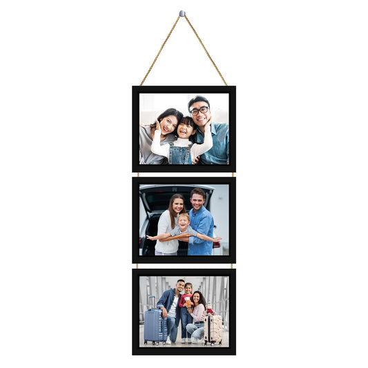 Umi 3 In 1 Black Hanging Photo Frame