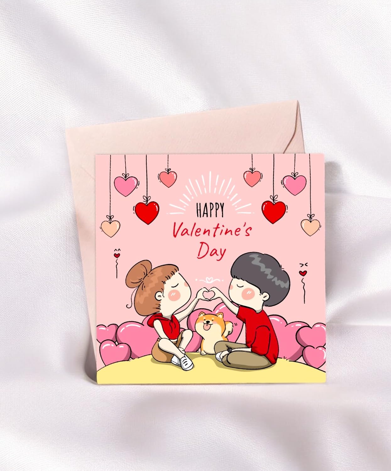 Couple Kids Greeting Card