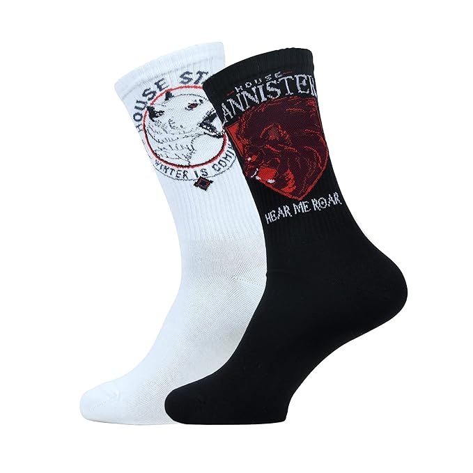 White & Black Socks