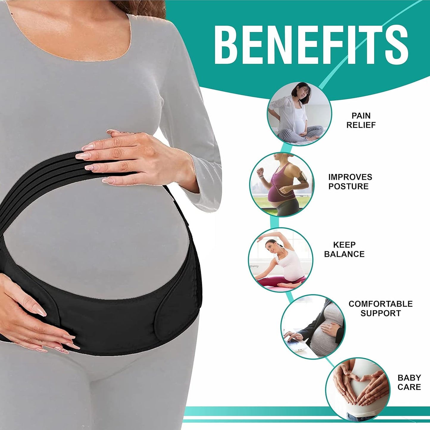 motherly Belly Supporting Maternity Belt