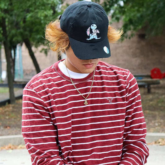 Buy Muka Smile Face Embroidered Graphic Hat