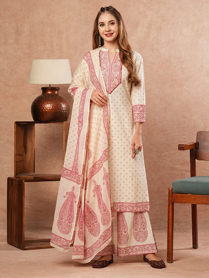 Ethnic Mirror Kurta Set