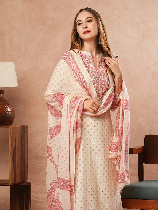 Ethnic Mirror Kurta Set