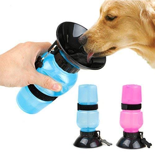 JB EXPORT Plastic Puppies Dog Water Bottle,Leak Proof Portable Puppy Water Dispenser Drinking Feeder