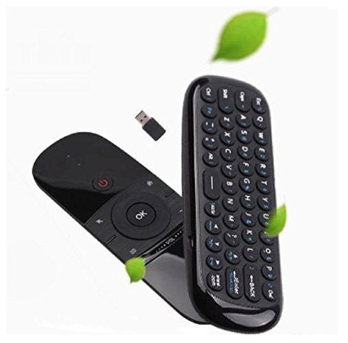 Redingrey™ HCY-57B 2.4GHz Rechargeable Mini Wireless Keyboard 3D Air Fly Mouse Remote Control for Android TV Box, Computers and Android Smart TV with Six Month Replacement Warranty