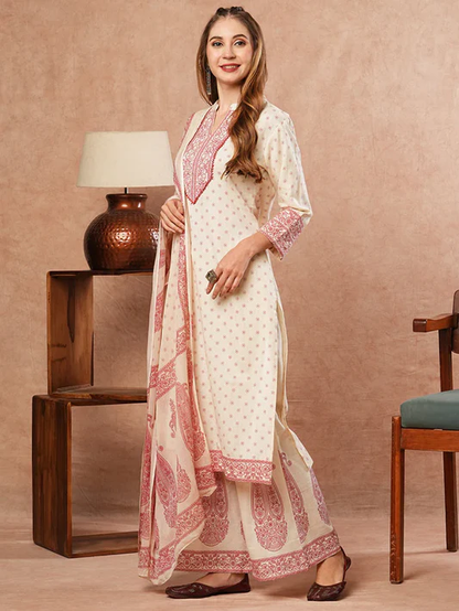 Ethnic Mirror Kurta Set