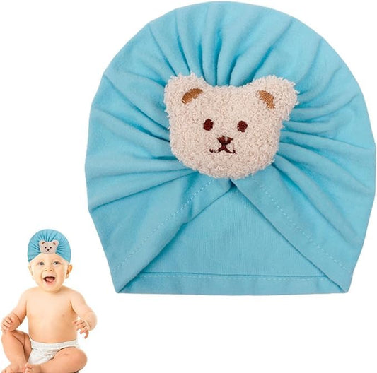 BabyMoon Beanie Bear Turban Knot Boy’s Girl’s Kids New Born Baby Cap Hat Headwear