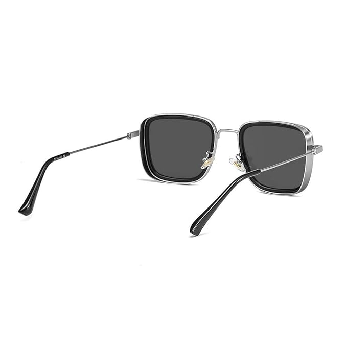 ELEGANTE Smooth Leg Covers Lightweight Square Kabir Singh Sunglasses for Men