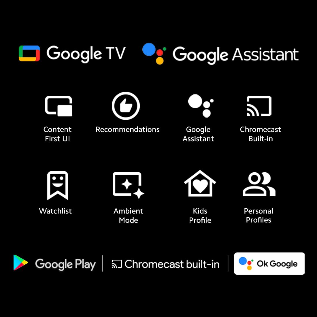 Mi 108 cm (43 inches) X Series 4K Ultra HD Smart Google TV L43M8-A2IN (Black)