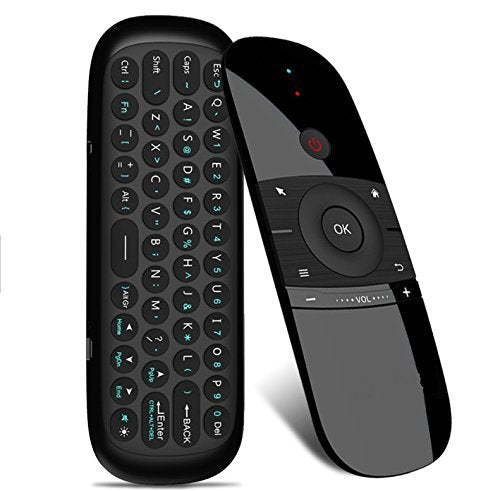 Redingrey™ HCY-57B 2.4GHz Rechargeable Mini Wireless Keyboard 3D Air Fly Mouse Remote Control for Android TV Box, Computers and Android Smart TV with Six Month Replacement Warranty