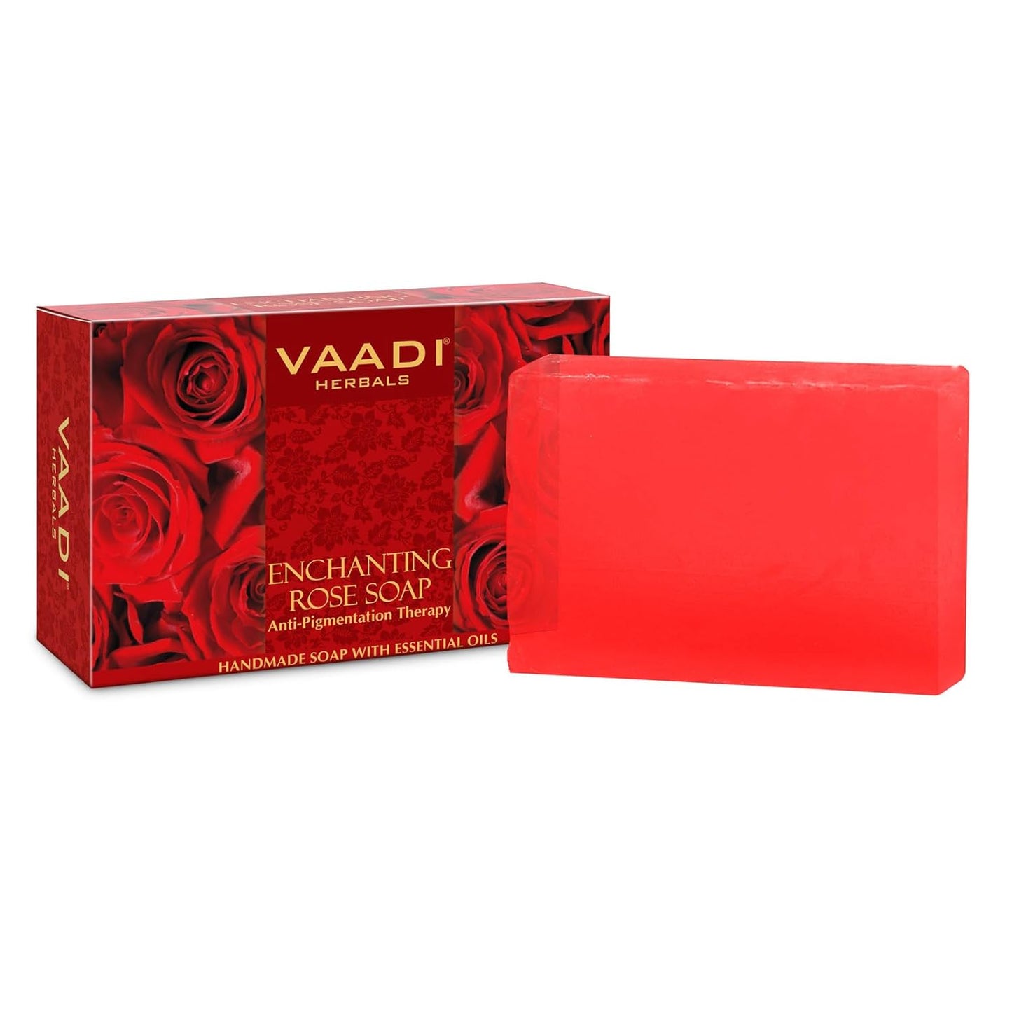 Vaadi Herbals Assorted Luxurious Handmade Herbal Soaps, 75g