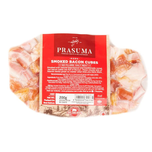 Prasuma Smoked Bacon Cubes (200 grams)