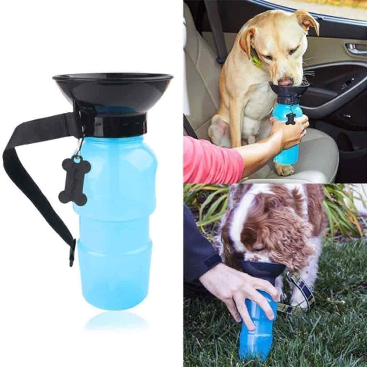 JB EXPORT Plastic Puppies Dog Water Bottle,Leak Proof Portable Puppy Water Dispenser Drinking Feeder