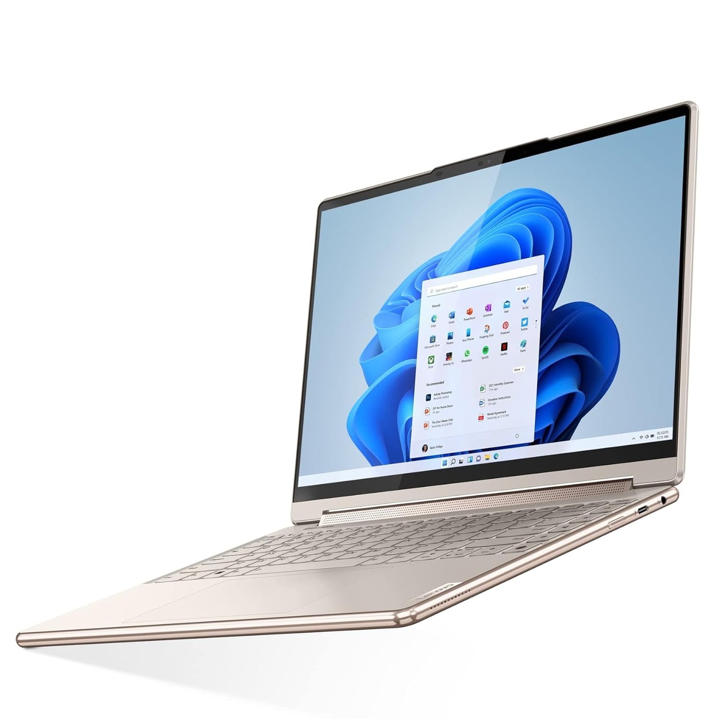 Lenovo Yoga 9 13th Gen Intel Evo i7 1360P 14"(35.56cm) 4K OLED 2-in-1 400Nits Laptop (16GB/1TB SSD/Win 11/Office 2021/Backlit KB/Pen 2.0/1Yr Warranty/Alexa/3 Month Game Pass/Oatmeal/1.4Kg) 83B1004XIN