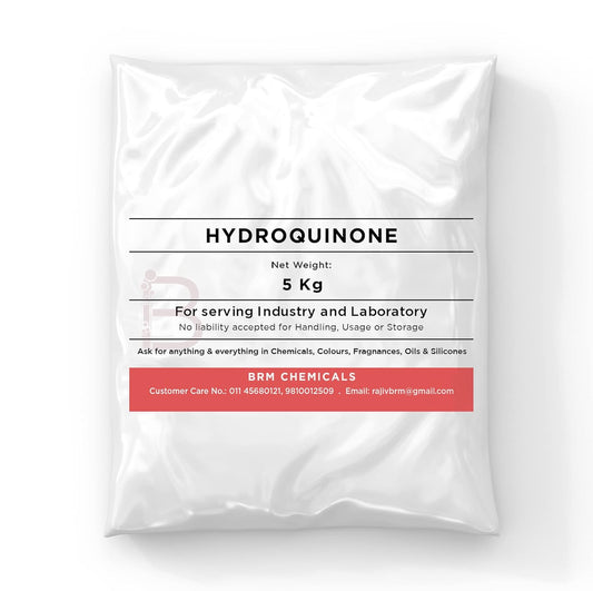 BRM Chemicals Hydroquinone - 5 KG For Serum Making, Beauty Formulations, Cosmetic Making & DIY Personal Care For Face, Hair, Skin & Body