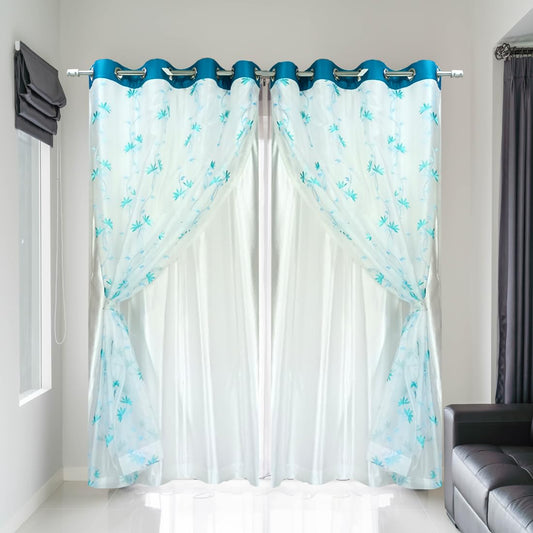 Woven Wonder Double Curtains 