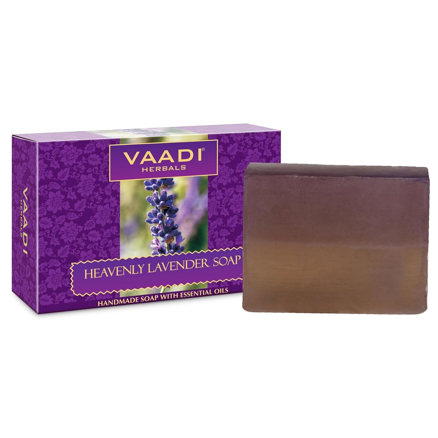 Vaadi Herbals Assorted Luxurious Handmade Herbal Soaps, 75g