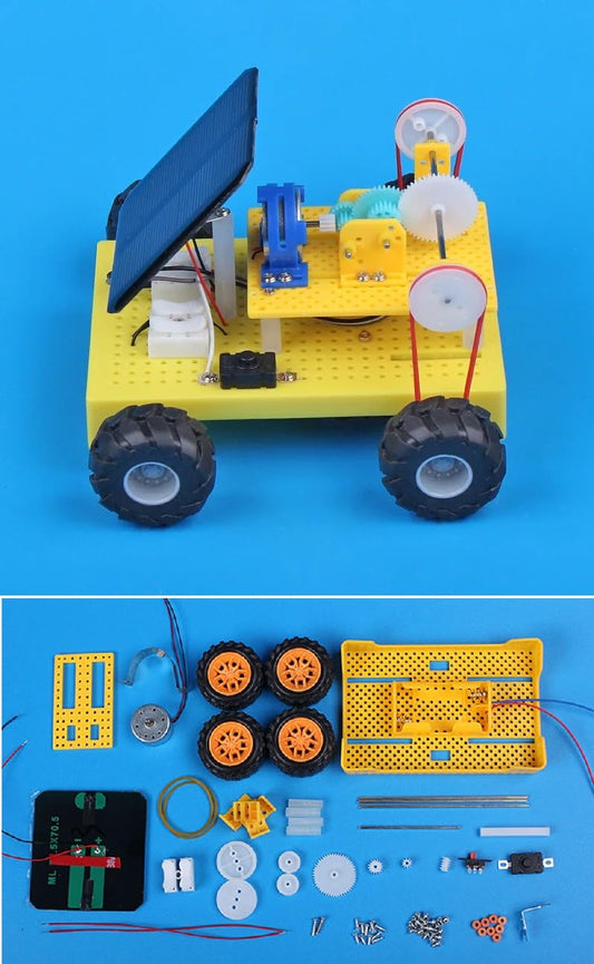 Chocozone Solar Powerder DIY Car Science Toys STEM DIY Toys for Kids Science Experiment Kit Toys