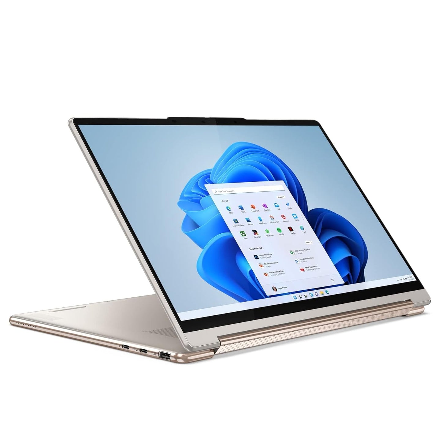 Lenovo Yoga 9 13th Gen Intel Evo i7 1360P 14"(35.56cm) 4K OLED 2-in-1 400Nits Laptop (16GB/1TB SSD/Win 11/Office 2021/Backlit KB/Pen 2.0/1Yr Warranty/Alexa/3 Month Game Pass/Oatmeal/1.4Kg) 83B1004XIN