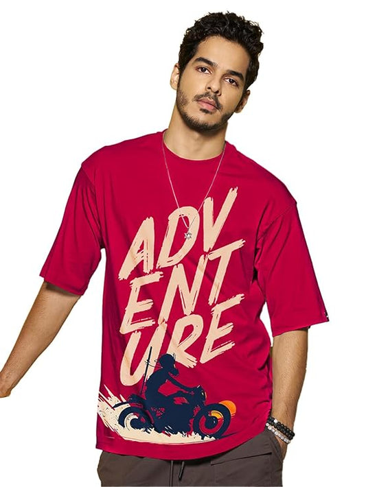 Men's Graphic Print Oversized Fit