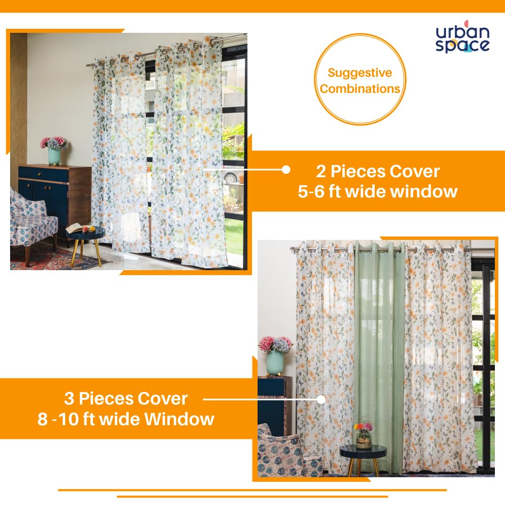 Urban Space Sheer Linen Curtains