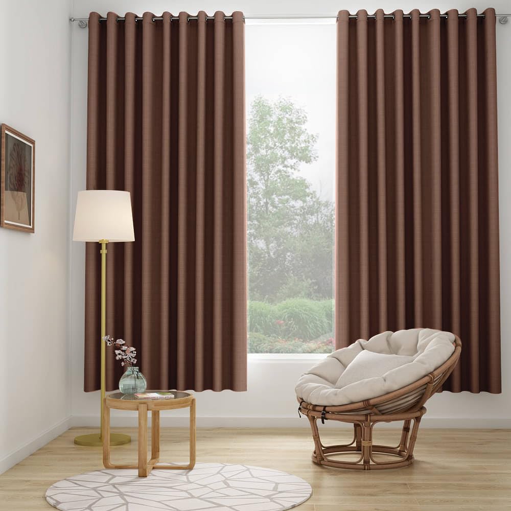 Wakefit Curtains 7 feet Long Set of 2, Blackout Curtains