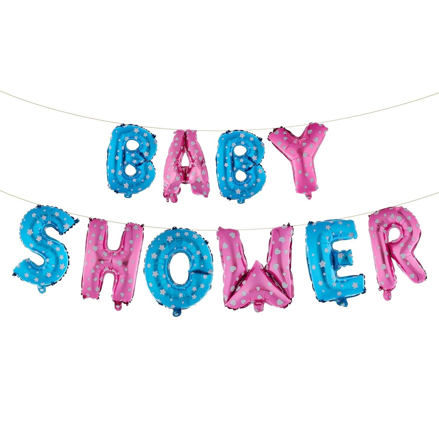 Just Party Baby Shower Theme Foil Balloon Banner