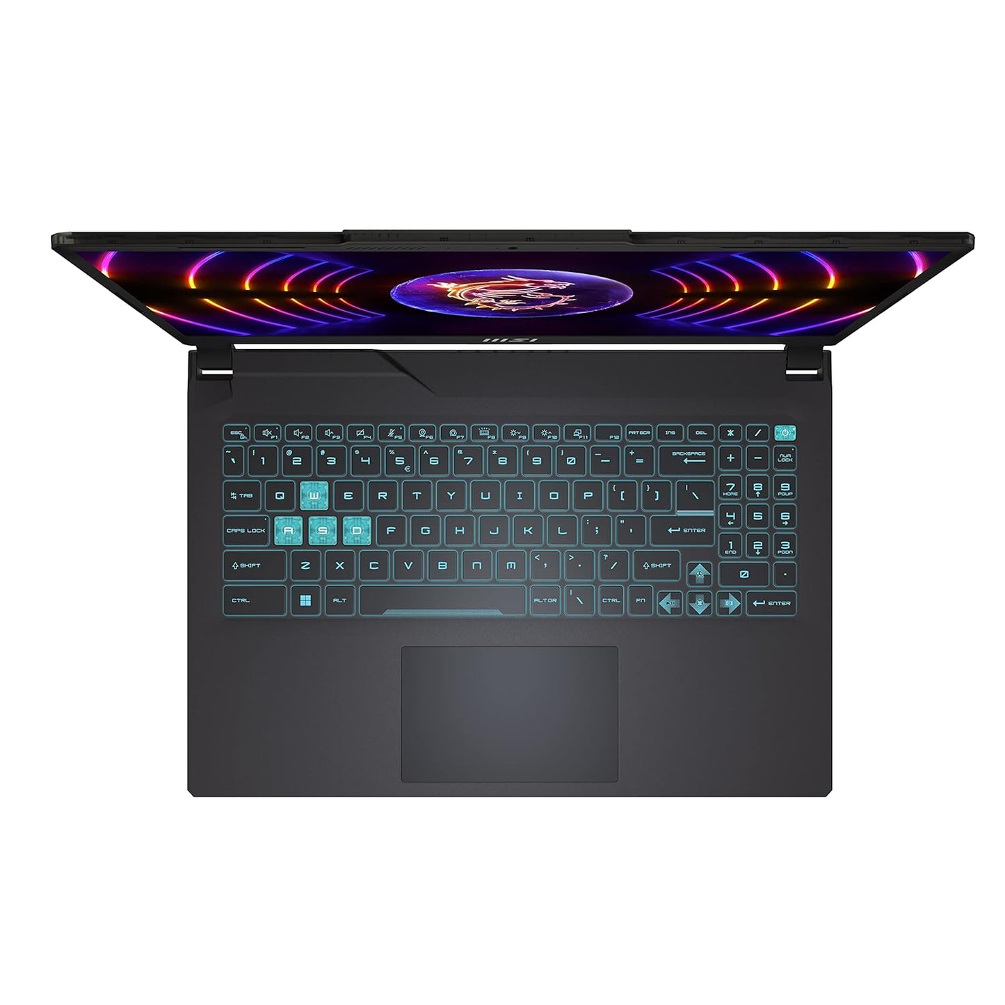 MSI Cyborg 15, Intel 12th Gen. i5-12450H, 40CM FHD 144Hz Gaming Laptop (16GB/512GB NVMe SSD/Windows 11 Home/Nvidia GeForce RTX4050, 6GB GDDR6/Translucent Black/1.98Kg), A12VE-071IN