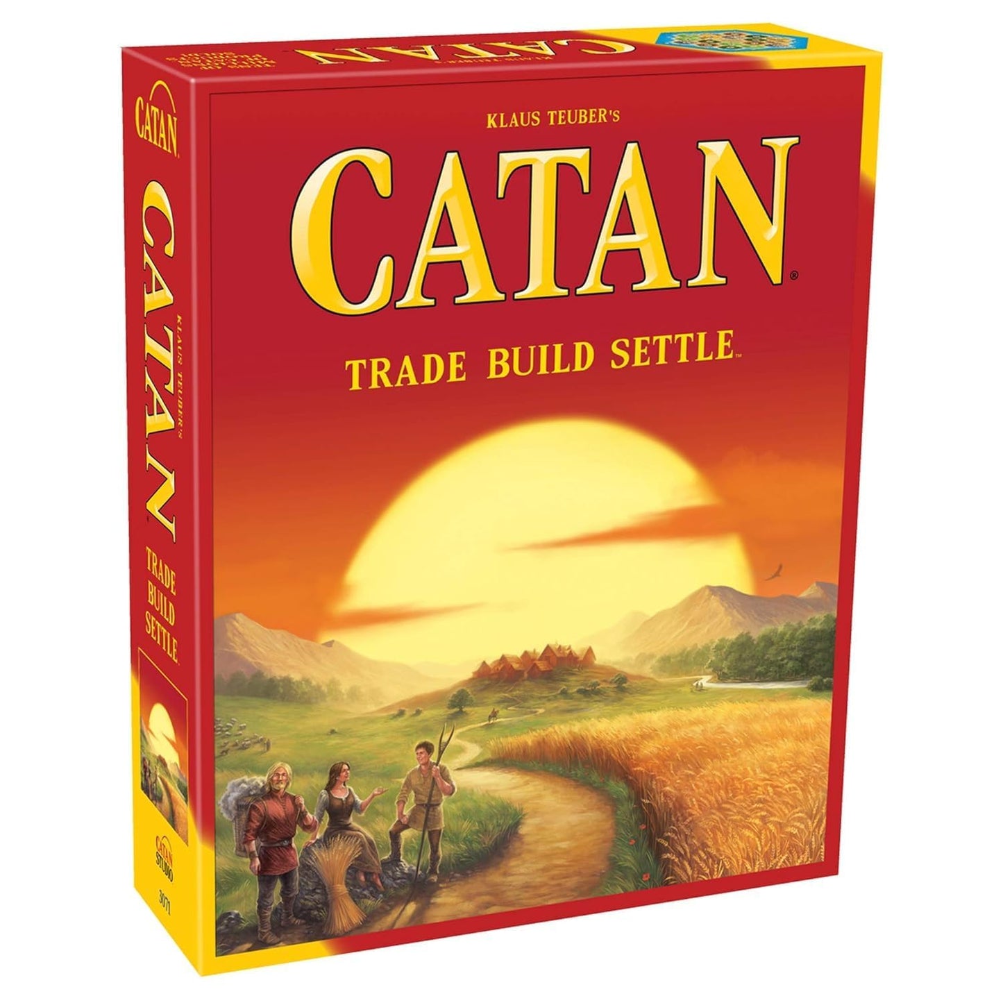 TIXDREEM Katan Cardboard Mayfair Games 5th Edition | Board Game for Adults and Family | Adventure Board Game | Suitable Ages 10+ | for 3 to 4 Players Average Playtime 60 Minute