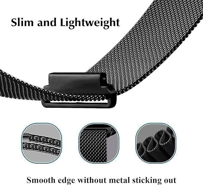 HUMBLE Stainless Steel 19mm Chain Strap with Magnetic Buckle