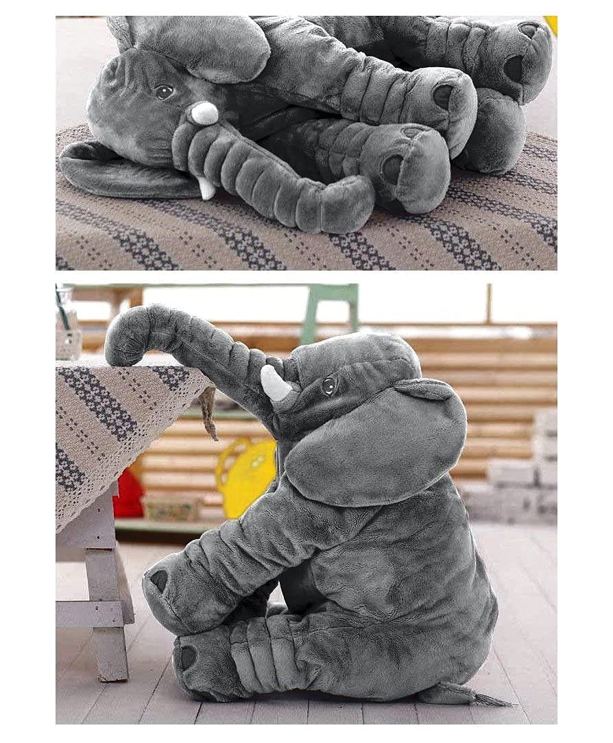 DearJoy Polyester Big Size Fibre Filled Stuffed Animal Elephant Soft Toy For Baby Of Plush Hugging Pillow Soft Toy For Kids Boy Girl Birthday Gift