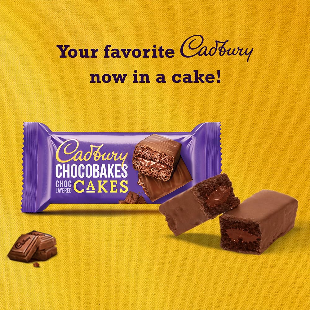 Cadbury Chocobakes ChocLayered Cakes, 228 g