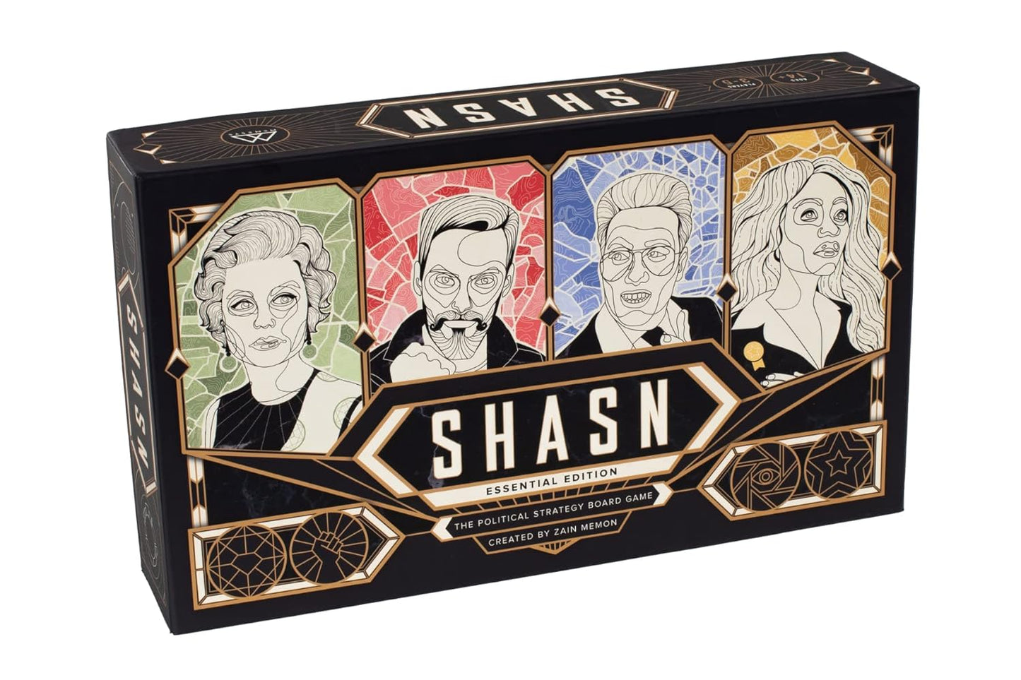 SHASN The Political Strategy Board Game for Adults and Children | 14+ Years | Epic Game of Politics, Ethics and Strategy | 2-5 Players | Multicolor