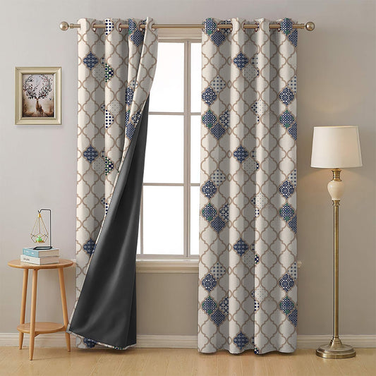 SPACES DRAPE STORY Premium Polyester Blackout Curtains