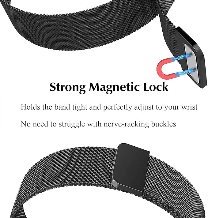 HUMBLE Stainless Steel 19mm Chain Strap with Magnetic Buckle