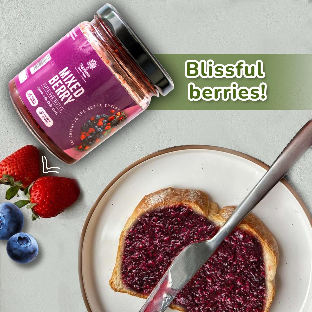 Supreem Super Foods Normalife® Healthy Mixed Berry Spread