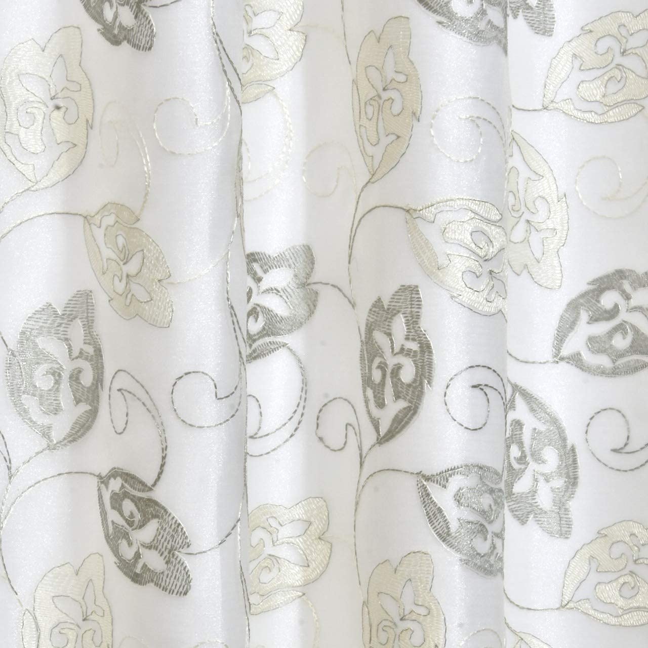 GD Home Fabric Polyester Double Curtains 