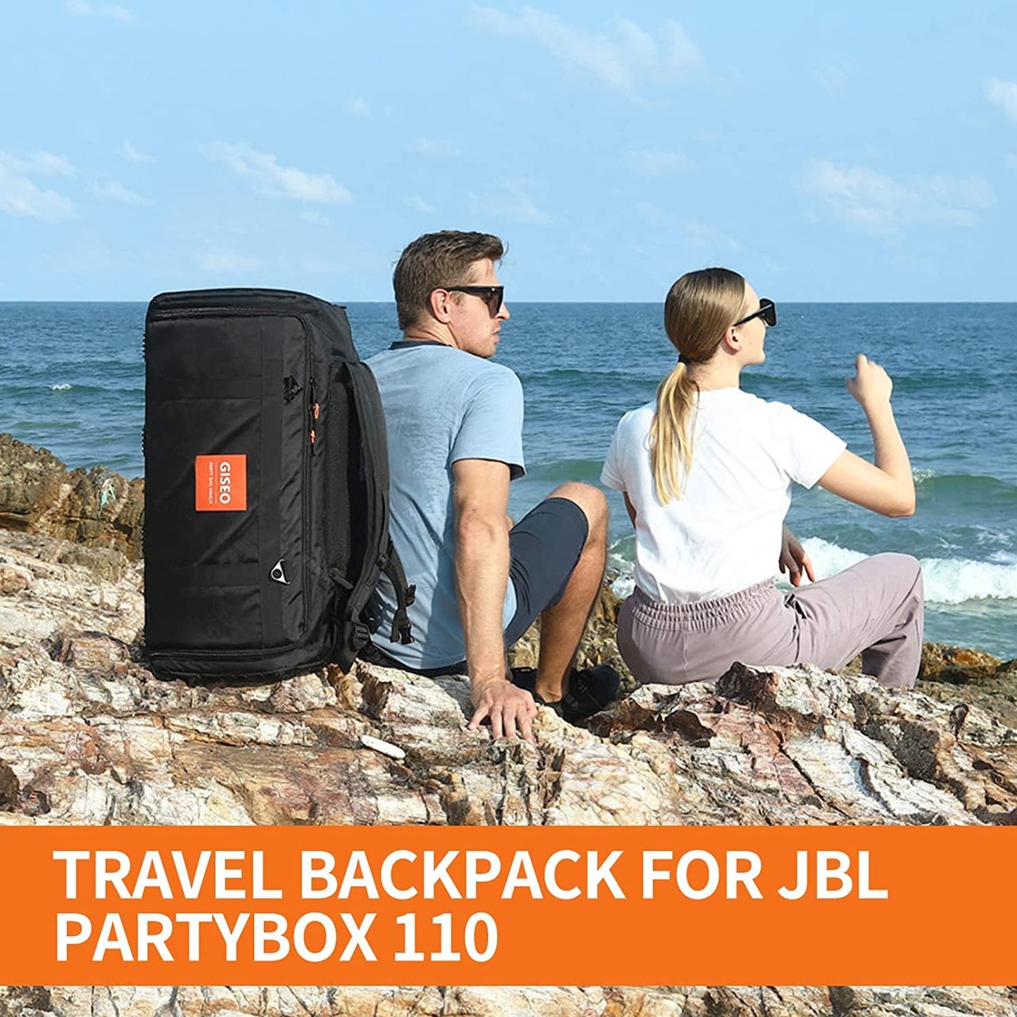 Speaker Bag Rugged Speaker Bag Carry Case Compatible with JBL Party Box Series, Portable Speaker Carry Tote Bag Backpack, For Jbl Partybox 110 Bag