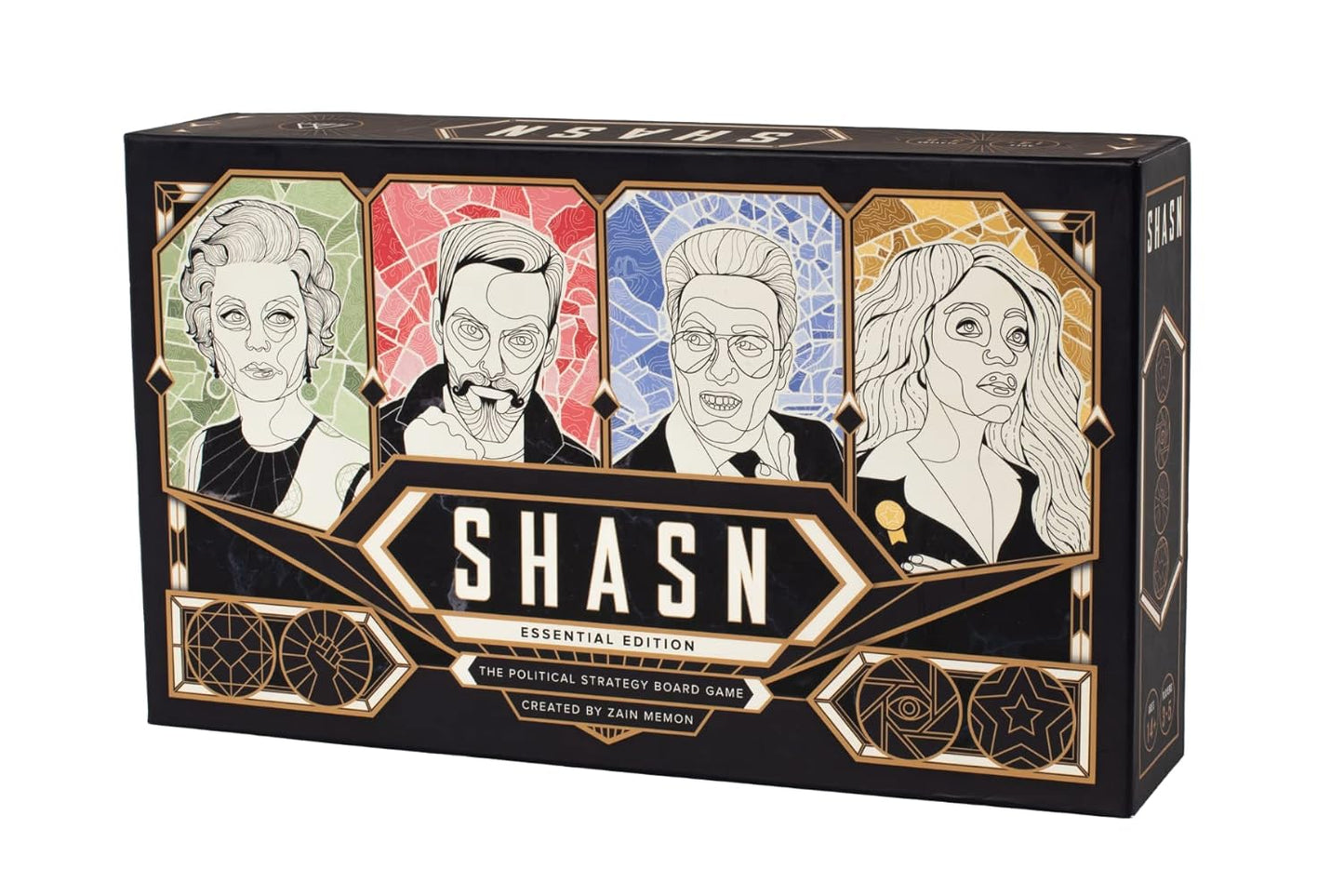 SHASN The Political Strategy Board Game for Adults and Children | 14+ Years | Epic Game of Politics, Ethics and Strategy | 2-5 Players | Multicolor