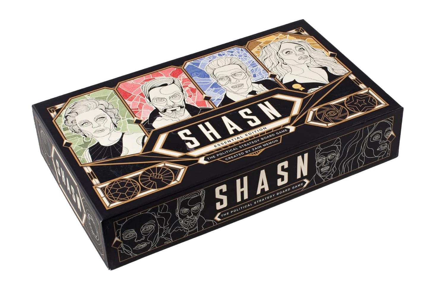 SHASN The Political Strategy Board Game for Adults and Children | 14+ Years | Epic Game of Politics, Ethics and Strategy | 2-5 Players | Multicolor