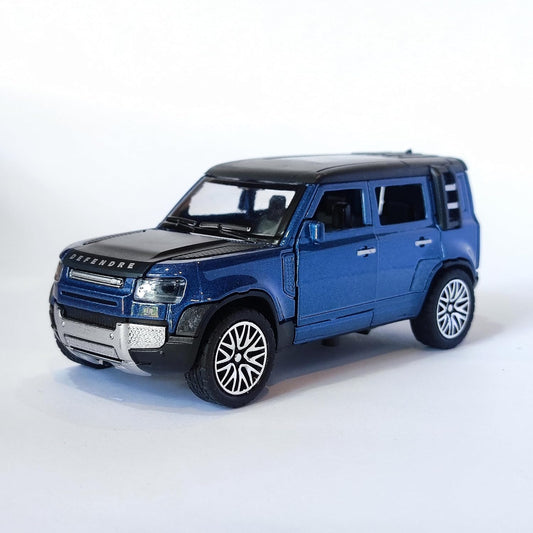 Shhouk Hobbies n Toys 1:32 Scale Die Cast Pull Back Defender Car (Blue)