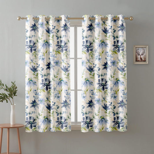 Cloth Fusion Printed Blackout Curtains