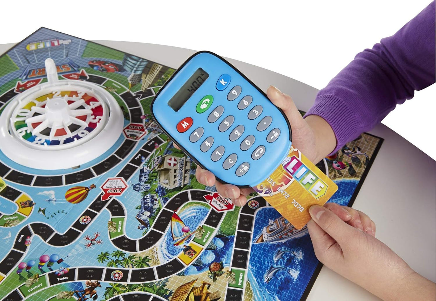 Hasbro Gaming The Game Of Life Electronic Board Game, Electronic Banking Unit And Bank Cards, Spin To Win; Game For Kids Ages 8 And Up, Multi Color