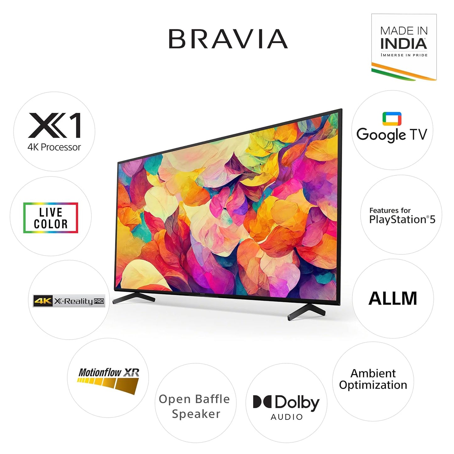 Sony Bravia 139 cm (55 inches) 4K Ultra HD Smart LED Google TV KD-55X74L (Black)