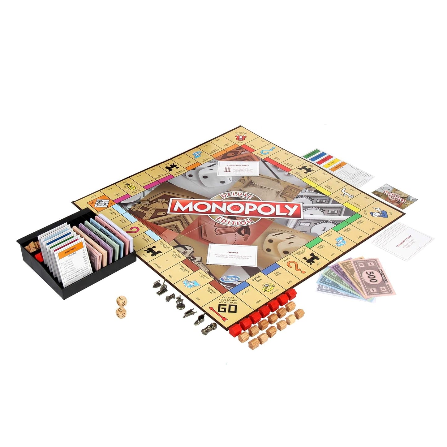 Monopoly Deluxe Edition Board Game, Fantasy Board Game, Games & Puzzles for Friends and Family, Board game for Boys and Girls Ages 8 years+